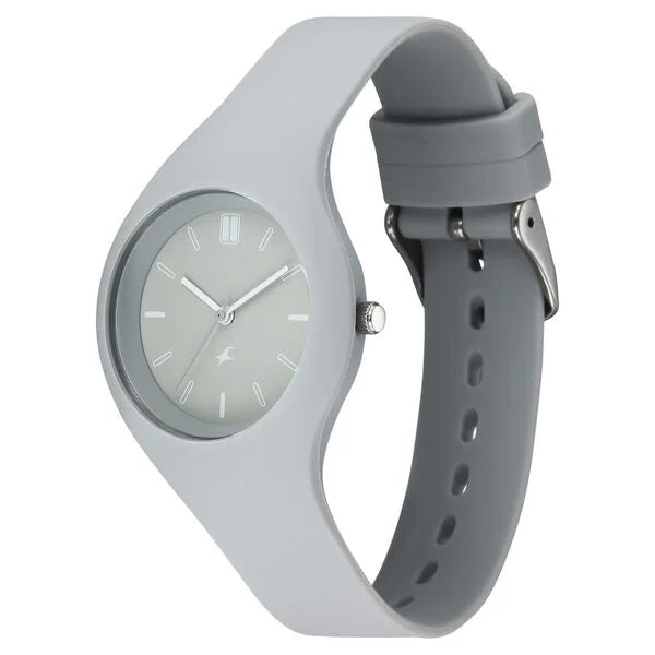 Fastrack Tweens Quartz Analog Silicone Strap Watch - 68050PP02W - KRISHNA WATCH COMPANY