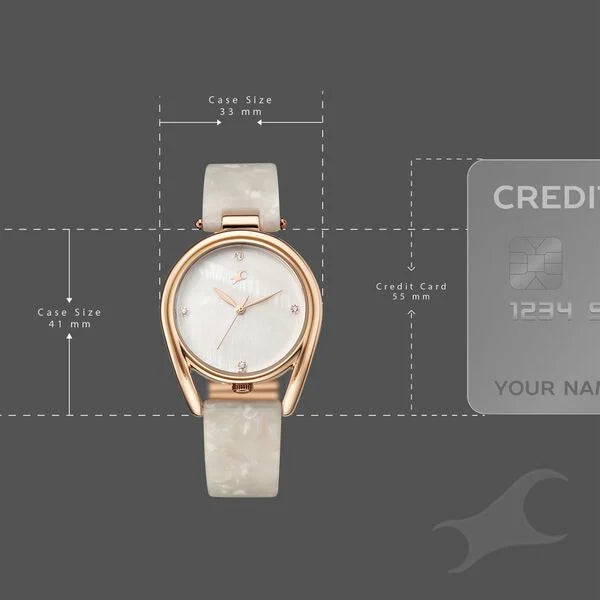 Fastrack Younique Quartz Analog Watch For Girls - 68052KD01 - KRISHNA WATCH COMPANY