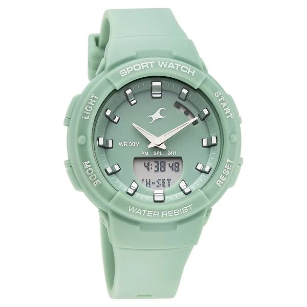 Fastrack Street Style Quartz Analog Watch For Girls - 68054PP03W - KRISHNA WATCH COMPANY