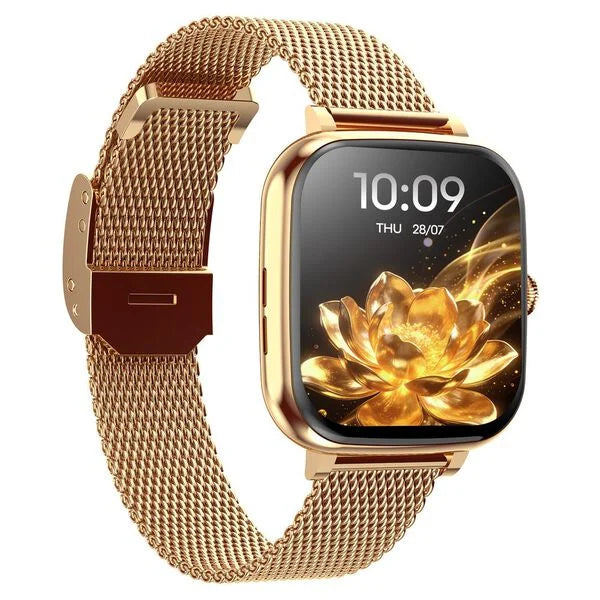 Fastrack Noir Rizz Women Smartwatch with 1.72" inch HD Display, Silicone Strap 68061wm01k