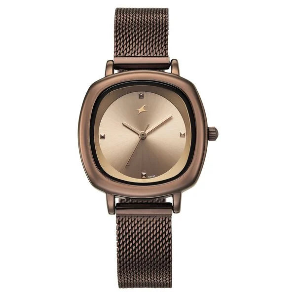 Fastrack Stunners Quartz Analog Watch For Girls 68065qm01