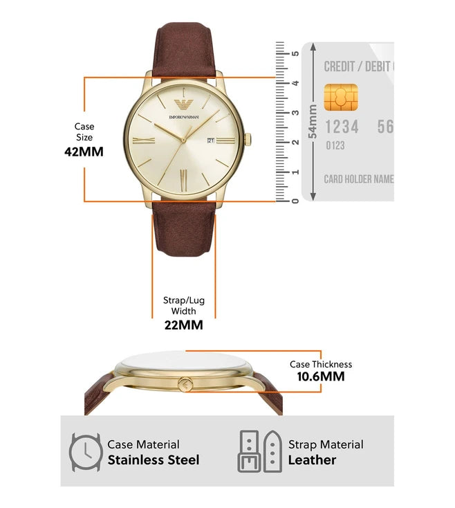 EMPORIO ARMANI Analog Watch for Men AR11610 - KRISHNA WATCH COMPANY