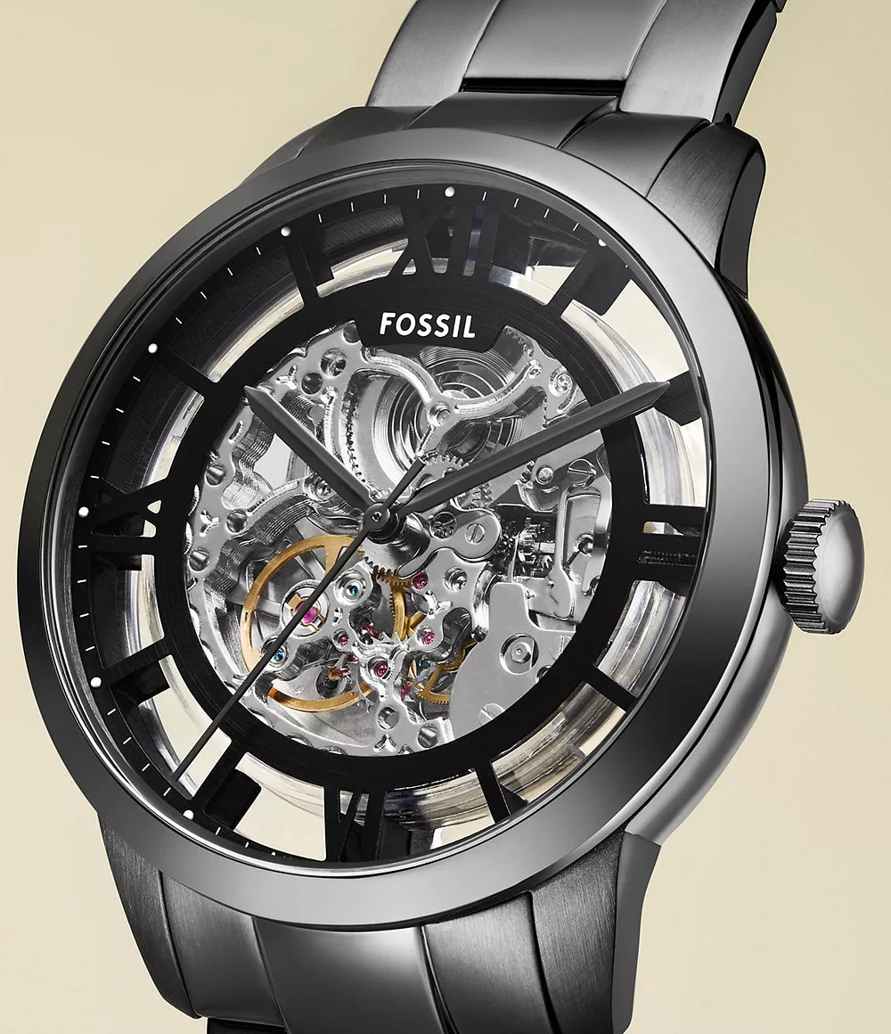 FOSSIL Townsman Automatic Smoke Stainless Steel Watch ME3268 - KRISHNA WATCH COMPANY