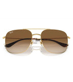RAY-BAN Brown Gradient Aviator Unisex Sunglasses 0RB3722I0015159
