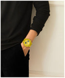 Lacoste LC33 Dual-Display Multifunction Yellow Silicone Strap 2011430