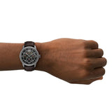 Fossil Townsman Brown Quartz Leather Watch FS6191