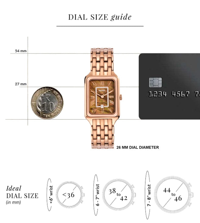 FOSSIL Raquel Analog Watch for Women - ES5323 - KRISHNA WATCH COMPANY