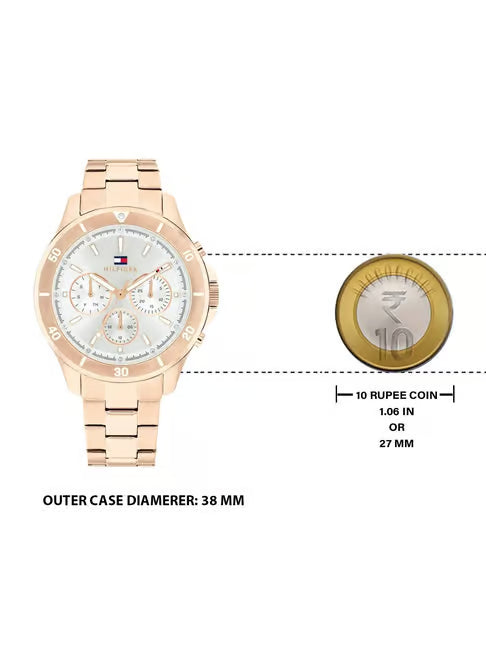 Tommy Hilfiger Multifunction Silver Watch for Women - TH1782639 - KRISHNA WATCH COMPANY