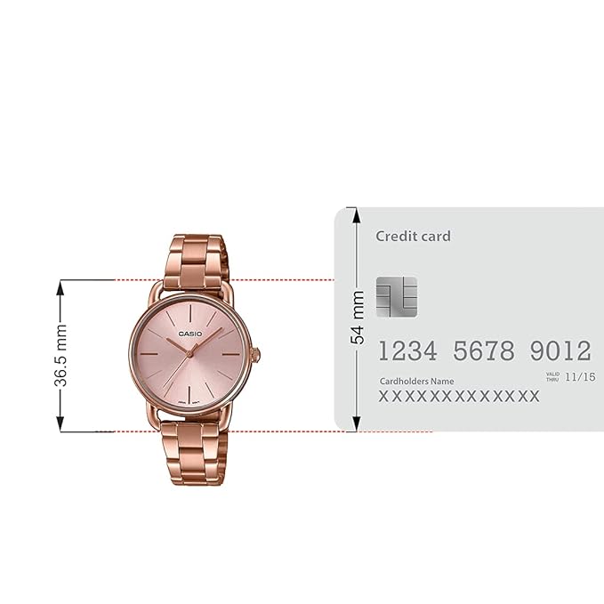 Casio Enticer Ladies LTP-E412PG-4ADF - A1795 - KRISHNA WATCH COMPANY