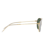 RAY-BAN Reverse Collection Arista Gold Frame Green Lens Square Sunglasses 0RBR0102S001 VR58 / 0RB0102S001/VR58