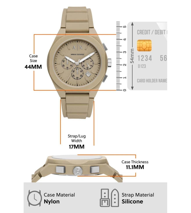 ARMANI EXCHANGE Rafael Chronograph Watch for Men AX4162 - KRISHNA WATCH COMPANY