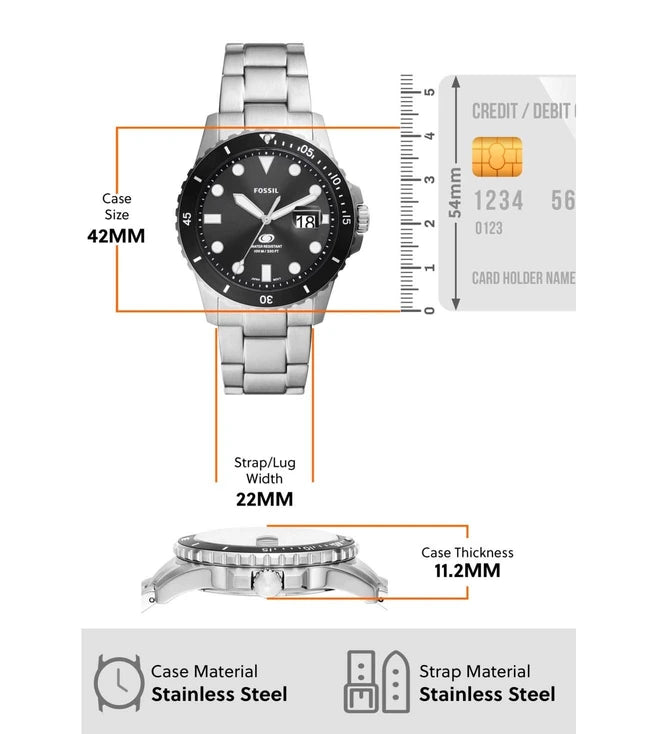 FOSSIL Analog Watch for Men FS6032 - KRISHNA WATCH COMPANY