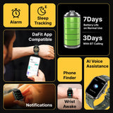 Timex iConnect Go+ 1.83"(4.64 cm) Display with Metallic Body and BT Calling Smartwatch For Unisex - TWIXW1003T