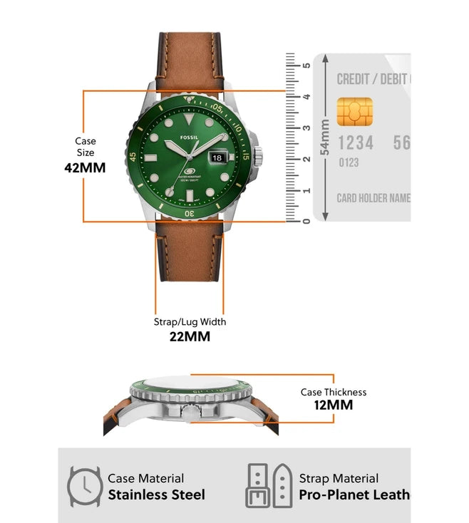 FOSSIL Fossil Blue Analog Watch for Men FS5946 - KRISHNA WATCH COMPANY