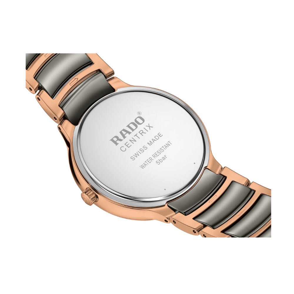 RADO Centrix Unisex Stainless steel / PVD Watch - R30023012 - KRISHNA WATCH COMPANY