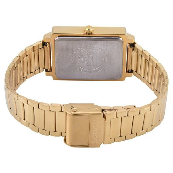 Sonata Quartz Analog with Day and Date Watch for Men 7078ym04 - KRISHNA WATCH COMPANY