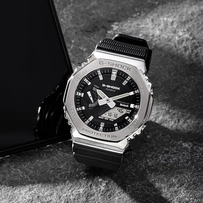 Casio G-Shock Resin Strap Men Watch GBM2100-1ADR - G1581 - KRISHNA WATCH COMPANY