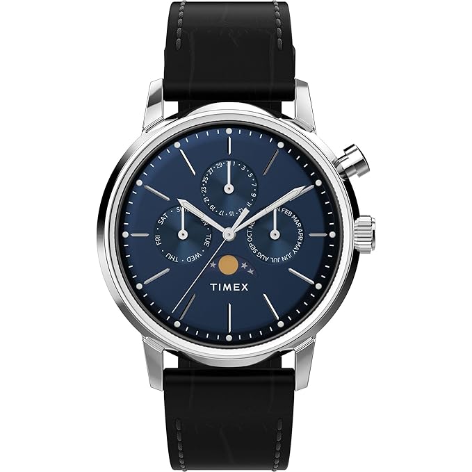 TIMEX Marlin Blue Round Dial Analog Men Watch - TWEG26803 - KRISHNA WATCH COMPANY