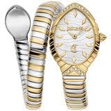 JUST CAVALLI Unica Snake Silver Dial Analog Women Watch - JC1L322M0055 - KRISHNA WATCH COMPANY