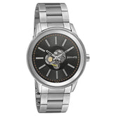 Sonata Quartz Multifunction Black Dial Stainless Steel Strap Watch for Men nr7133sm01