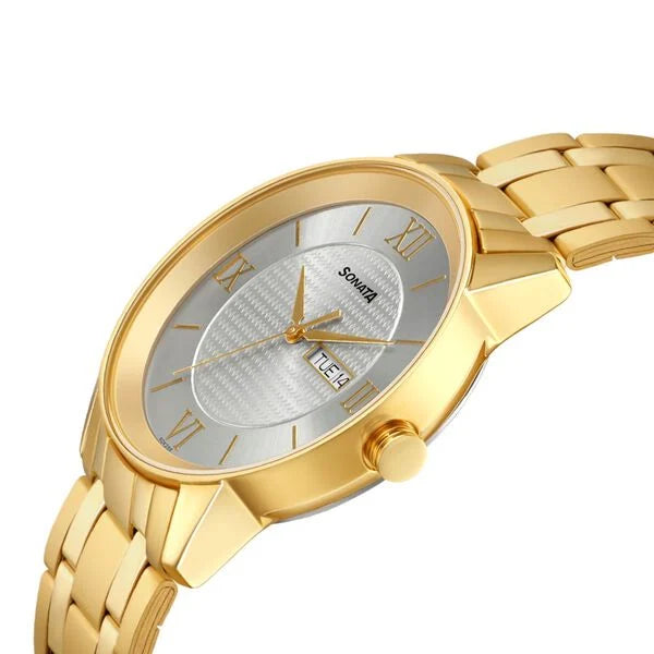 Sonata Quartz Analog Watch for Men - 7133YM01 - KRISHNA WATCH COMPANY