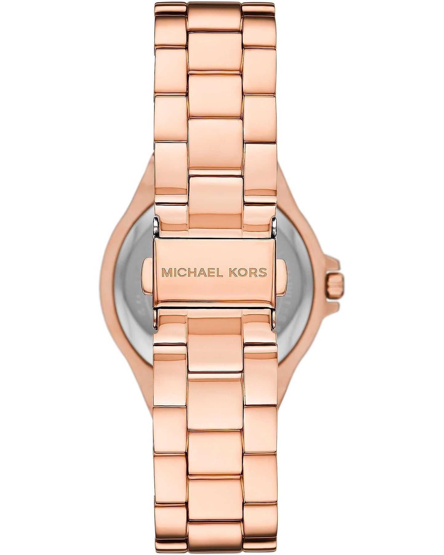 Lennox Three-Hand Rose Gold-Tone Stainless Steel Watch MK7405