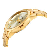 Sonata Quartz Analog with Day and Date Champagne Dial Metal Strap Watch for Men NT7134ym03