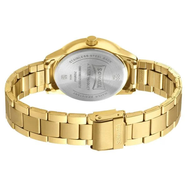 Sonata Quartz Analog Stainless Steel Strap Watch for Men 7134ym04 - KRISHNA WATCH COMPANY