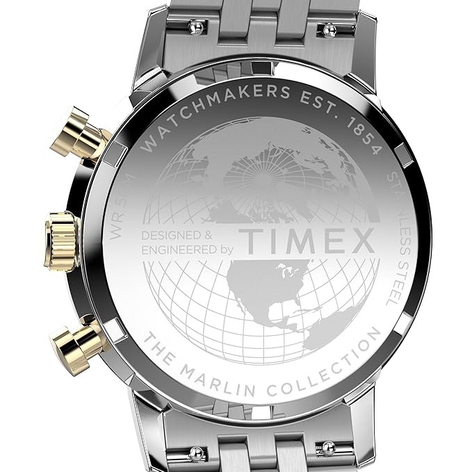 TIMEX Marlin Champagne Round Dial Analog Men Watch - TWEG26713 - KRISHNA WATCH COMPANY
