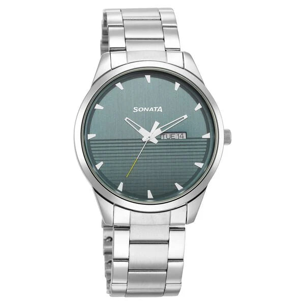 Sonata Force Quartz Analog Watch for Men - 7146SM02 - KRISHNA WATCH COMPANY
