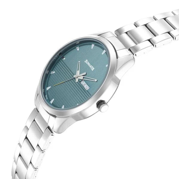 Sonata Force Quartz Analog Watch for Men - 7146SM02 - KRISHNA WATCH COMPANY