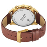 Sonata Magna Quartz Multifunction Watch For Men - 7155YL01 - KRISHNA WATCH COMPANY