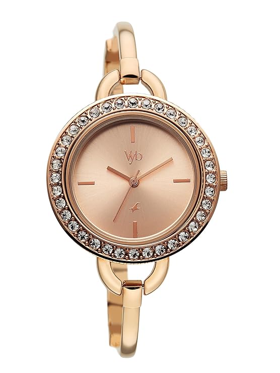Vyb Siren By Fastrack Quartz Analog Watch For Girls fv60127wm01 - KRISHNA WATCH COMPANY
