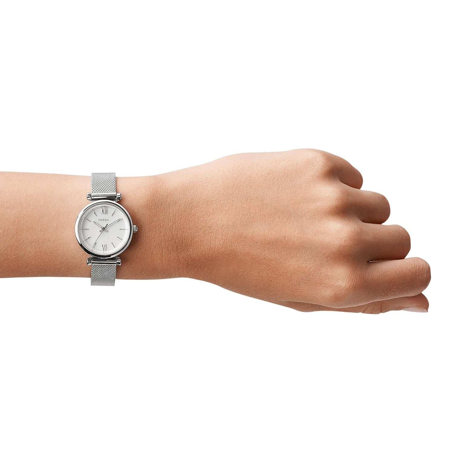 Fossil Carlie Analog White Dial Women's Watch - ES4432 - KRISHNA WATCH COMPANY