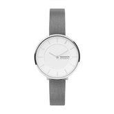 Gitte Two-Hand Silver-Tone Stainless Steel Mesh Watch SKW3016