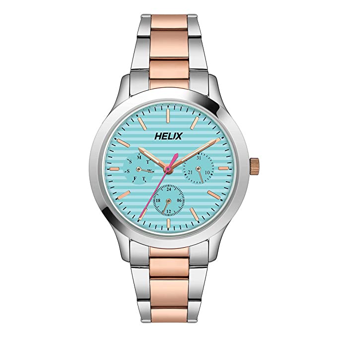 helix Analog Blue Dial Women's Watch - TW053HL03 - KRISHNA WATCH COMPANY