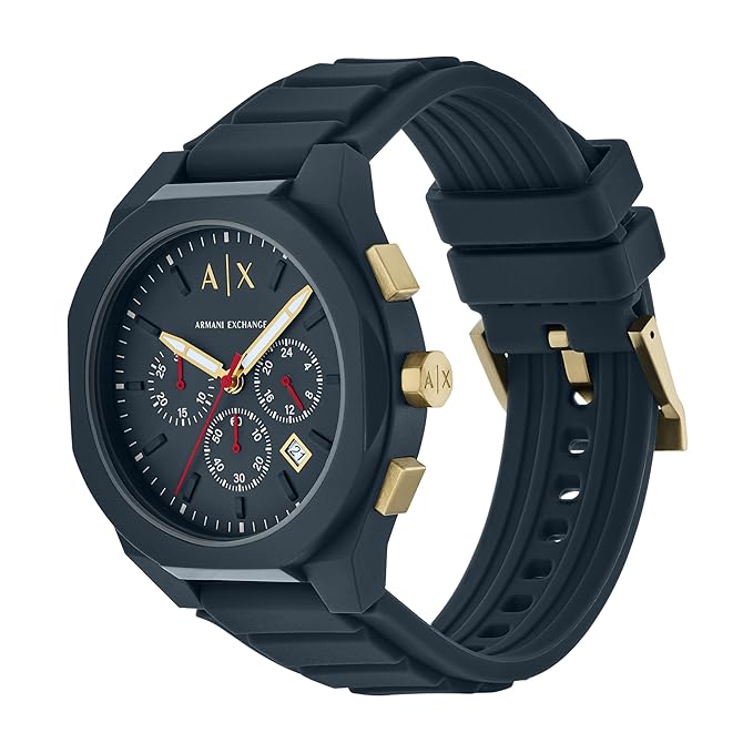 ARMANI EXCHANGE Men Blue Dial Round Analog Watch - AX4168 - KRISHNA WATCH COMPANY
