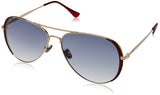 FCUK Gradient Aviator Unisex Sunglasses - FC 7401 C3 61 S - KRISHNA WATCH COMPANY