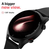 Noise Twist Round dial smart Watch with Bluetooth Calling, 1.38" TFT Display, up-to 7 Days Battery, 100+ Watch Faces, IP68, Heart Rate Monitor, Sleep Tracking (Midnight Blue)