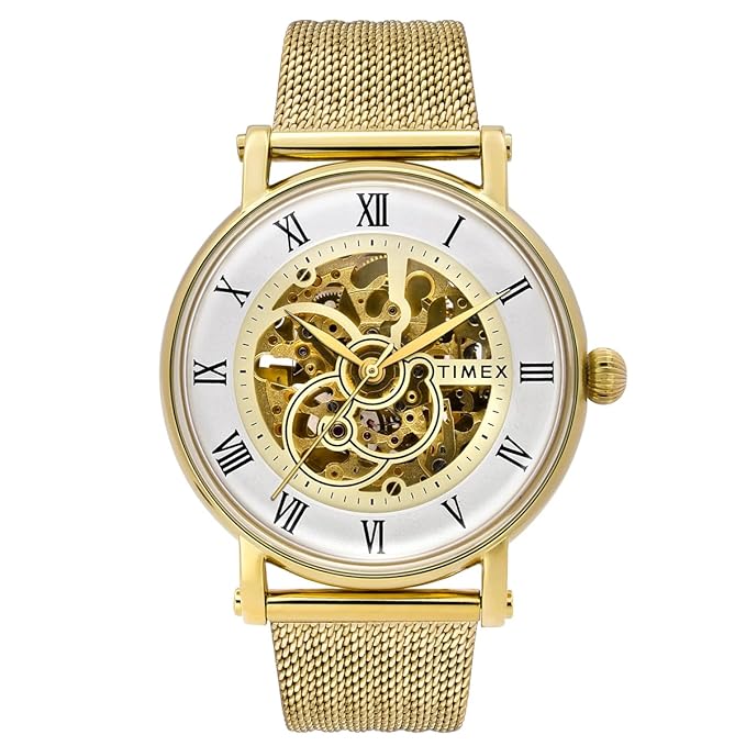 Timex White Dial Stainless Steel bracelet Men's Watch - TWEG16722 - KRISHNA WATCH COMPANY