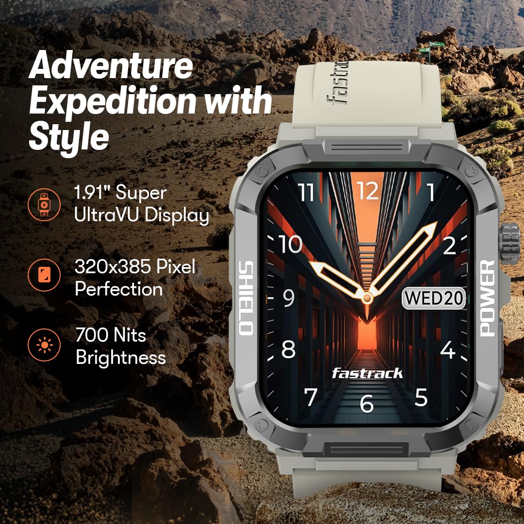 Fastrack Limitless Valor Smart Watch - 38109PP05 - KRISHNA WATCH COMPANY