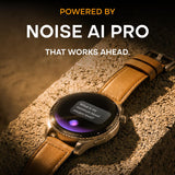 Noise Newly Launched Halo 3 Smart Watch with 1.43” AMOLED Display, 1000 NITS Brightness, Premium Metal Design, Powered by AI Pro, AI Transcription, Morning Briefs, 7-Day Battery (Rich Black)