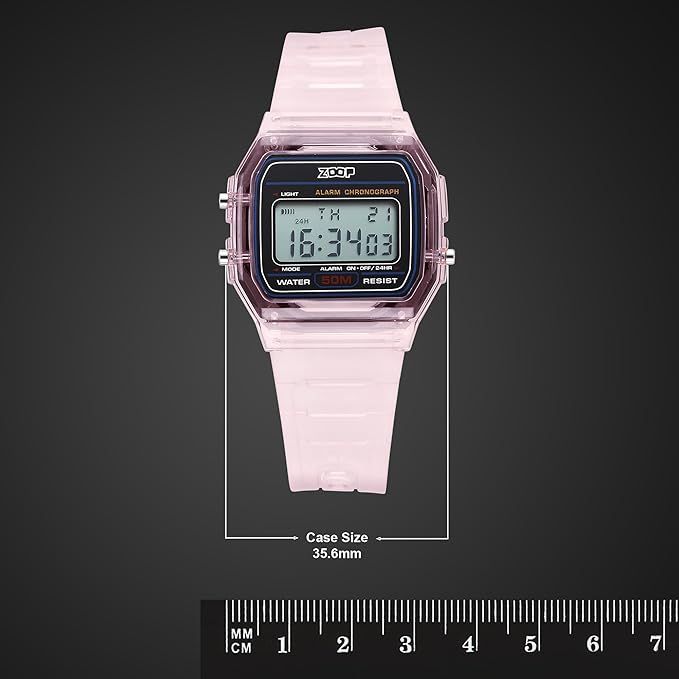 Zoop Transparent Digital Watch Girls Kids, from House of Titan 16049pp03 - KRISHNA WATCH COMPANY