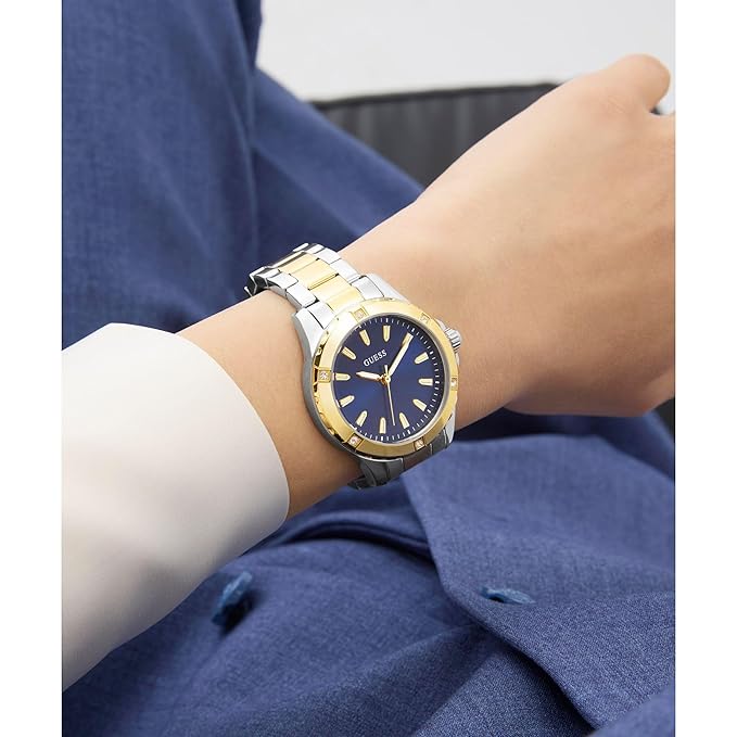 GUESS Blue Round Dial Analog Women's Watch - GW0948L3 - KRISHNA WATCH COMPANY
