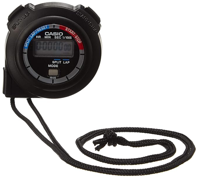 Casio Black Digital - Stop watch HS-3V-1RDT - S023 - KRISHNA WATCH COMPANY
