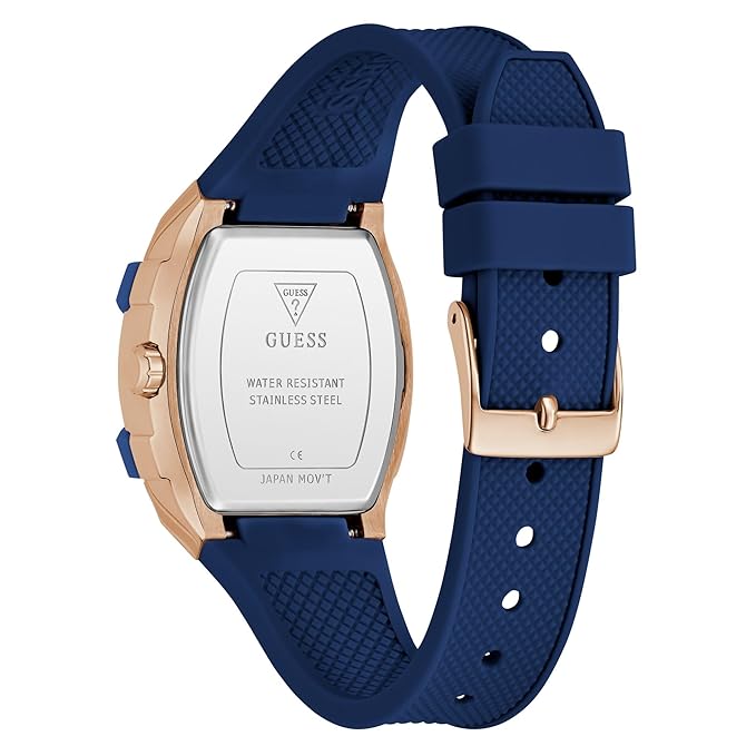GUESS Blue Rectangle Dial Analog Women's Watch - GW0945L4 - KRISHNA WATCH COMPANY