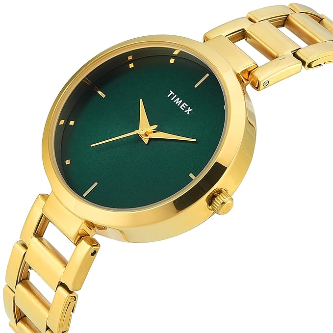 Timex Green Dial Women's Watch - TW000X275 - KRISHNA WATCH COMPANY