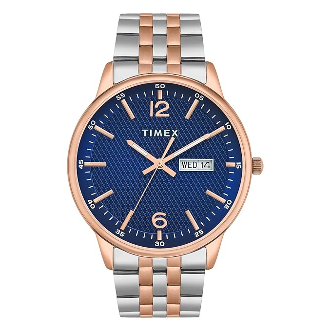 TIMEX Trendline Blue Round Dial Analog Men's Watch - TWTG12110 - KRISHNA WATCH COMPANY