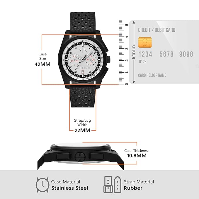 Armani Exchange Analog Gray Dial Men's Watch - AX2865 - KRISHNA WATCH COMPANY