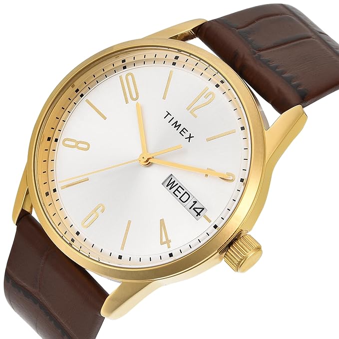 Timex Men Silver Dial Analog Watch - TWEG25508 - KRISHNA WATCH COMPANY